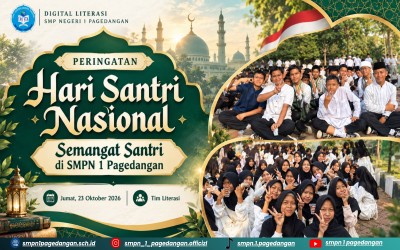 Peringatan Hari Santri Nasional 2026: Semangat Santri di SMPN 1 Pagedangan